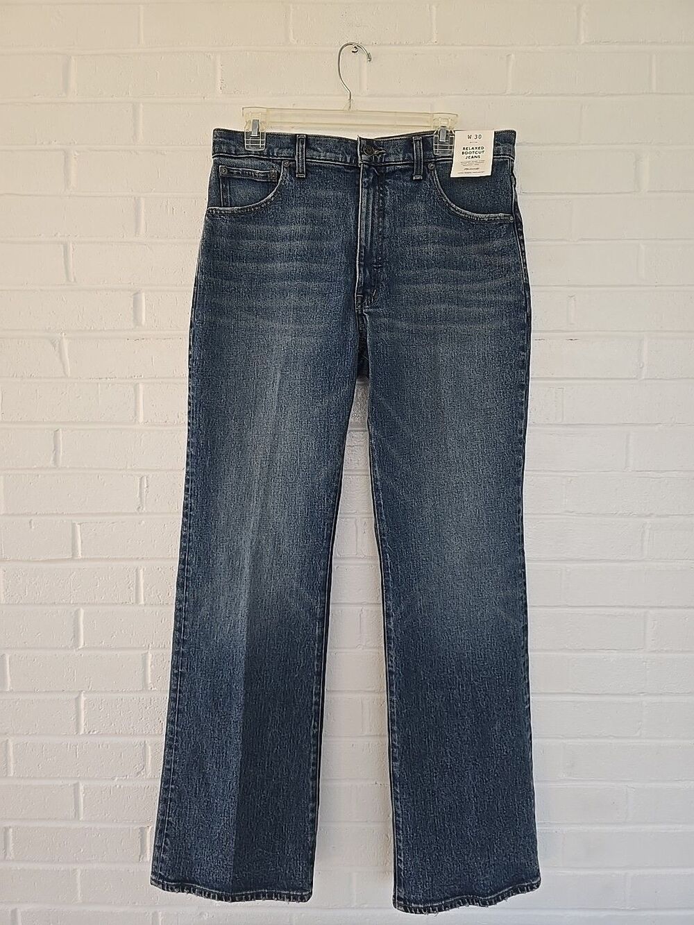 Madewell Relaxed Bootcut Jeans High Rise Comfort Stretch Size 30×31 148$ retail - Picture 3 of 7